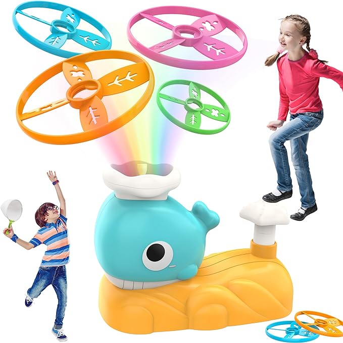 Flying Disc Launcher Toy for Kids