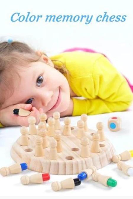 Wooden Memory Match Stick Chess