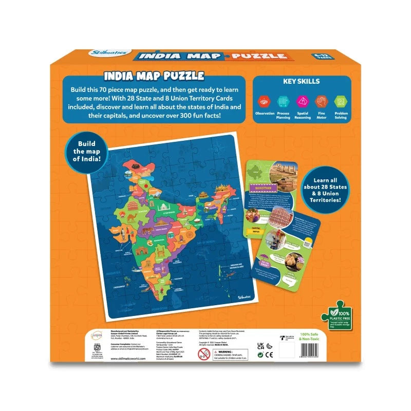 India Map Puzzle | Floor Puzzle & Game (ages 6-12)