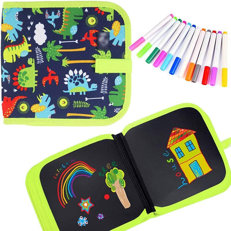 Magical Reusable Drawing Book (2 FREE WIPES) - BUY 1 GET 2 FREE