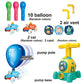 Space Ship Air Powered Balloon Launcher Toy