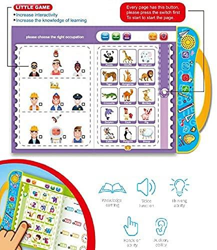 Interactive Educational English Phonetic Musical Practice Learning E-Book or Notebook for Kids Toddlers