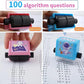 Addition and Subtraction Teaching Stamps for Kids,Roller Design Digital Teaching Stamp,Math Stamps Practice Tools Within 100 Supplies Educational Toy for Preschool Home School Supplies - pack of 2