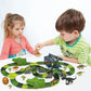 Dinosaur Electric Flexible Rail Track Toy 183 Piece Set