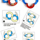 8 Shape Infinite Loop Interaction Balancing Track Toy