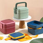 Double-Layer Airtight Square Lunch Box