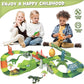 Dinosaur Electric Flexible Rail Track Toy 183 Piece Set